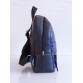 Рюкзак підлітковий чорний з синім Alba Soboni