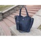 Жіноча сумка з натуральної шкіри темно-синього кольору Babak