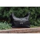 Маленькая кожаная сумочка черного цвета  BagTop