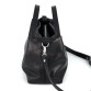 Черная гладкая кожаная сумка BagTop