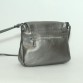 Женская серебряная сумка через плечо с кисточками BagTop