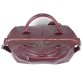 Містка жіноча сумка з пензликом бордового кольору BagTop