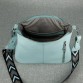 Шкіряна сумка крос-боді блакитного кольору Bagtop
