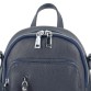 Сумка рюкзак из кожи синего цвета Bagtop
