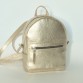 Молодежный рюкзак из натуральной кожи золотистого цвета BagTop