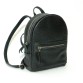 Компактный кожаный рюкзак черного цвета  BagTop