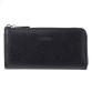 Жіночий гаманець на блискавки з кишенею чорний Black Brier