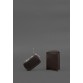 Набір шкіряних аксесуарів AUTO 2.0 темно-коричневий BlankNote