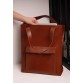 Кожаная женская сумка шоппер Бэтси с карманом светло-коричневая краст BlankNote