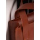 Кожаная женская сумка шоппер Бэтси с карманом светло-коричневая краст BlankNote