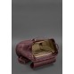 Кожаный женский рюкзак Олсен марсала BlankNote