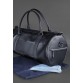 Шкіряна сумка Harper темно-синя краст BlankNote