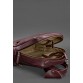 Кожаный женский городской рюкзак на молнии Cooper марсала флотар BlankNote