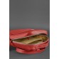 Шкіряний міський жіночий рюкзак на блискавці Cooper червоний BlankNote