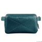 Шкіряна жіноча поясна сумка Dropbag Maxi зелена Krast BlankNote