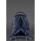 Кожаный женский мини-рюкзак Kylie синий BlankNote