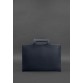Женская сумка для ноутбука и документов темно-синяя BlankNote