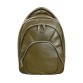 Премиальый кожаный рюкзак оливковый краст BlankNote