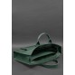 Шкіряна сумка-портфель із відділом для ноутбука зелена Crazy Horse BlankNote