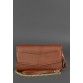 Женская кожаная сумка Элис светло-коричневая краст BlankNote