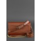 Женская кожаная сумка Элис светло-коричневая краст BlankNote