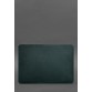 Кожаный чехол для MacBook 13 дюйм зеленый Crazy Horse BlankNote