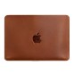 Горизонтальний шкіряний чохол для MacBook Pro 13'' рудий BlankNote