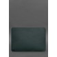 Чехол из натуральной кожи для MacBook 13 дюйм зеленый краст BlankNote