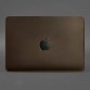 Горизонтальный кожаный чехол для MacBook Pro 13'' Темно-коричневый BlankNote