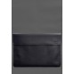 Кожаный чехол-конверт на магнитах для MacBook Pro 15 (2023) Темно-синий BlankNote
