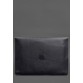 Кожаный чехол-конверт на магнитах для MacBook Pro 15 (2023) Темно-синий BlankNote