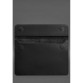 Кожаный чехол-конверт на магнитах для MacBook 15 дюйм черный Crazy Horse BlankNote