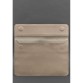 Кожаный чехол-конверт на магнитах для MacBook 15 дюйм светло-бежевый BlankNote
