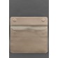 Кожаный чехол-конверт на магнитах для MacBook 16 дюйм светло-бежевый BlankNote