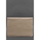Шкіряний чохол-конверт на магнітах для MacBook 15 дюйм світло-бежевий BlankNote