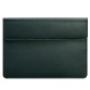 Кожаный чехол-конверт на магнитах для MacBook 16 дюйм зеленый BlankNote