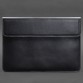 Кожаный чехол-конверт на магнитах для MacBook 16 дюйм темно-синий BlankNote