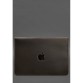 Кожаный чехол-конверт на магнитах для MacBook 15 дюйм темно-коричневый BlankNote