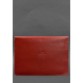 Шкіряний чохол-конверт на магнітах для MacBook 15 дюйм червоний BlankNote