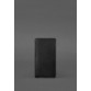 Кожаный чехол для iPhone 12 черный краст BlankNote