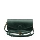 Кожаная сумка-футляр для очков (мини-сумка) зеленый Crazy Horse BlankNote