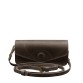 Шкіряна сумка-футляр для окулярів (міні-сумка) темно-коричневий Crazy Horse BlankNote