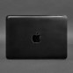 Шкіряний чохол для MacBook 14 дюйм чорний Crazy Horse BlankNote