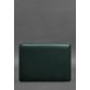 Шкіряний чохол для MacBook 13 дюйм зелений BlankNote
