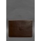 Кожаный чехол-конверт на магнитах для MacBook 14 бордовый BlankNote