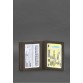 Кожаная обложка для водительского удостоверения, ID и пластиковых карт 2.1 темно-бежевый BlankNote