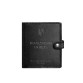 Кожаная обложка-портмоне для удостоверения офицера черная BlankNote