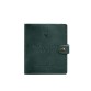 Шкіряна обкладинка-портмоне для посвідчення офіцера 11.0 зелена Crazy Horse BlankNote
