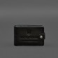 Шкіряна обкладинка-портмоне для посвідчення учасника бойових дій (УБД) чорна BlankNote
