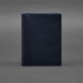 Кожаная обложка-органайзер для документов темно-синий краст BlankNote